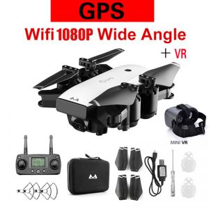 רחפנים לכל מטרה רחפני צילום מקצועי S20 Racing Dron with Camera HD 1080P WIFI FPV RC Helicopter Drone Professional Follow Me GPS Foldable Selfie Quadcopter Toy Gift