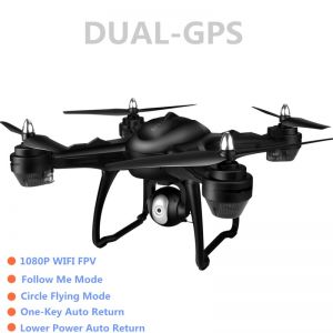 רחפנים לכל מטרה רחפנים גדולים LH-X38G GPS Rc Drone Quadcopter With 1080P wifi FPV long distance Flying Have Follow me Circle fly mode big power Brush motor